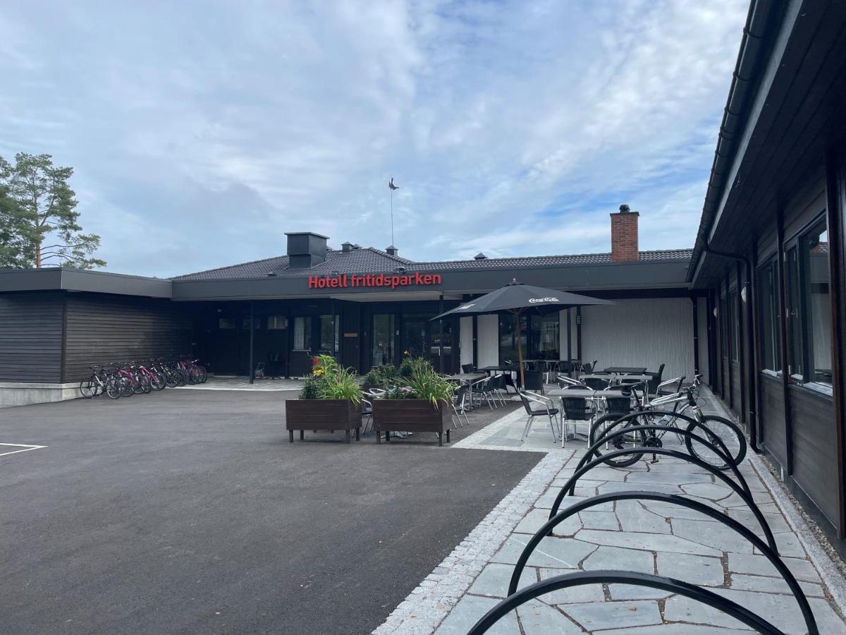 Hotell Fritidsparken Skien Bagian luar foto