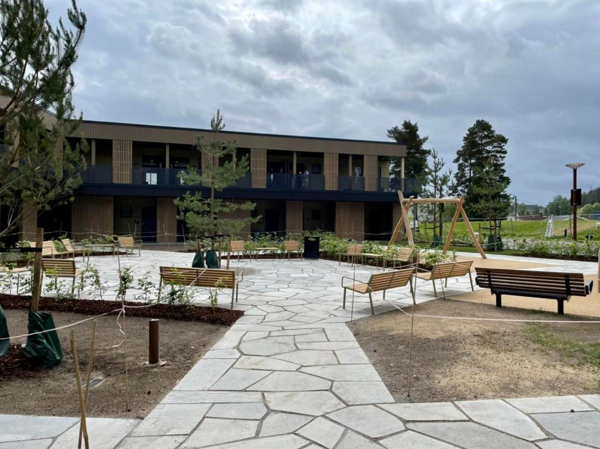 Hotell Fritidsparken Skien Bagian luar foto