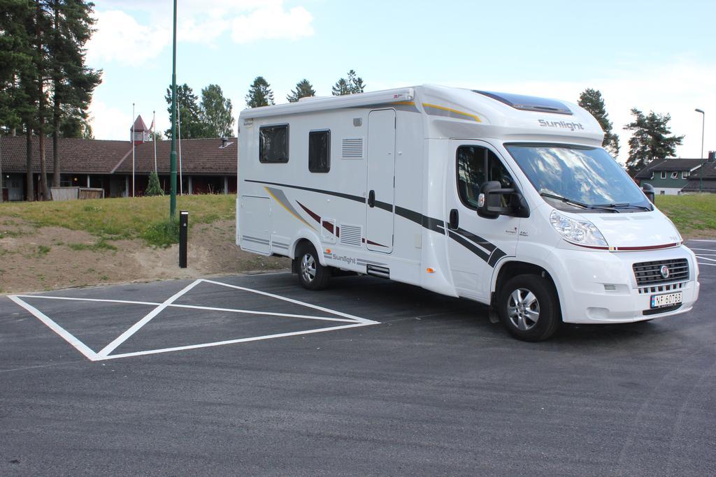 Hotell Fritidsparken Skien Bagian luar foto